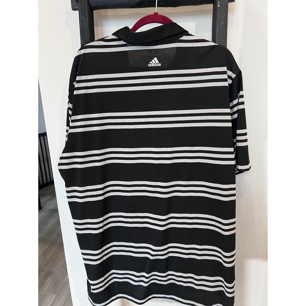Adidas Golf Pure Motion Cool Max Men's Size XL Short Sleeve Polo Shirt - Picture 6 of 8